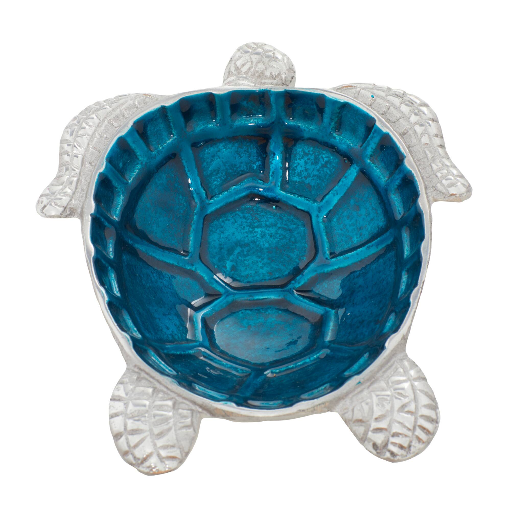 Silver Aluminum Coastal Serving Bowls, 3ct.